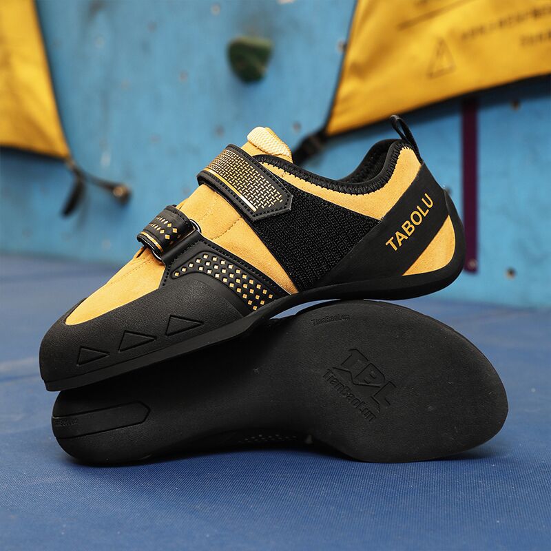New professional climbing shoes, available in men's and women's styles, suitable for beginners, and designed for indoor rock climbing