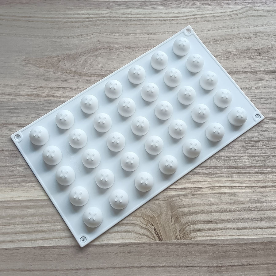 35 even truffle chocolate silicone mold French mousse cake dessert ball sandwich mold baking tools in stock