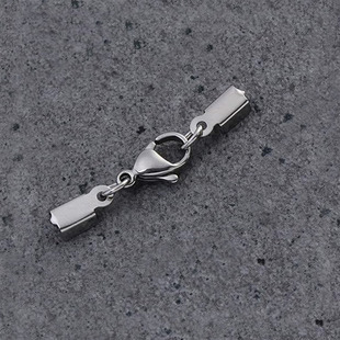 Stainless Steel Leather Rope Buckle Clip Lobster Buckle Combination Necklace Bracelet Tail Buckle DIY Accessories Snake Head Buckle Wholesale