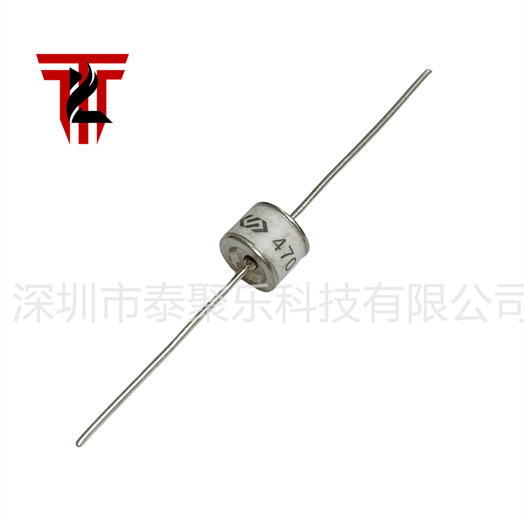 2RM470L-8陶瓷GDT气体放电管8*6mm插件470V防雷管电路保护10KA