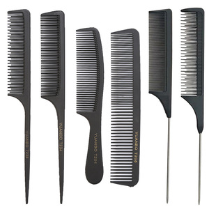 Hair Salon Photo Studio Hair Comb Steel Needle Tip Tail Comb Makeup Comb Highlight Comb Hairdressing Barber Shop Styling Hair Cutting Comb