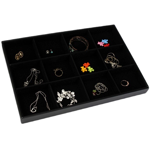 Черное ожерелье, кольцо, подвеска, серьги, система хранения, коробка-органайзер, украшения, подставка, реквизит, аксессуар