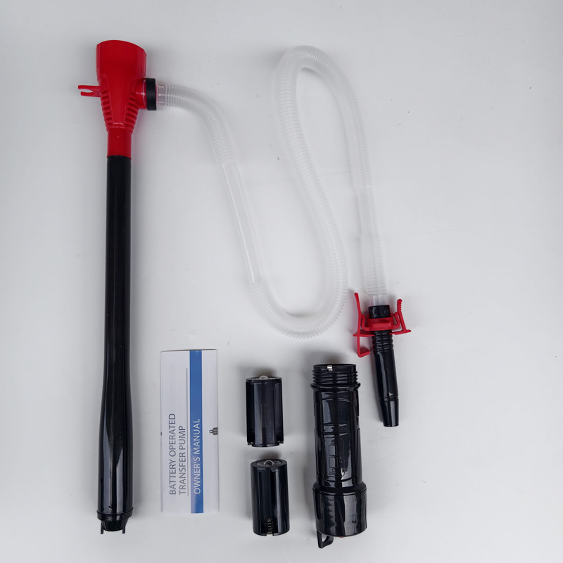 Electric oil pump, portable emergency oil extractor for vehicles, detachable battery-powered water pump, used for transferring gasoline and diesel, with suction hose
