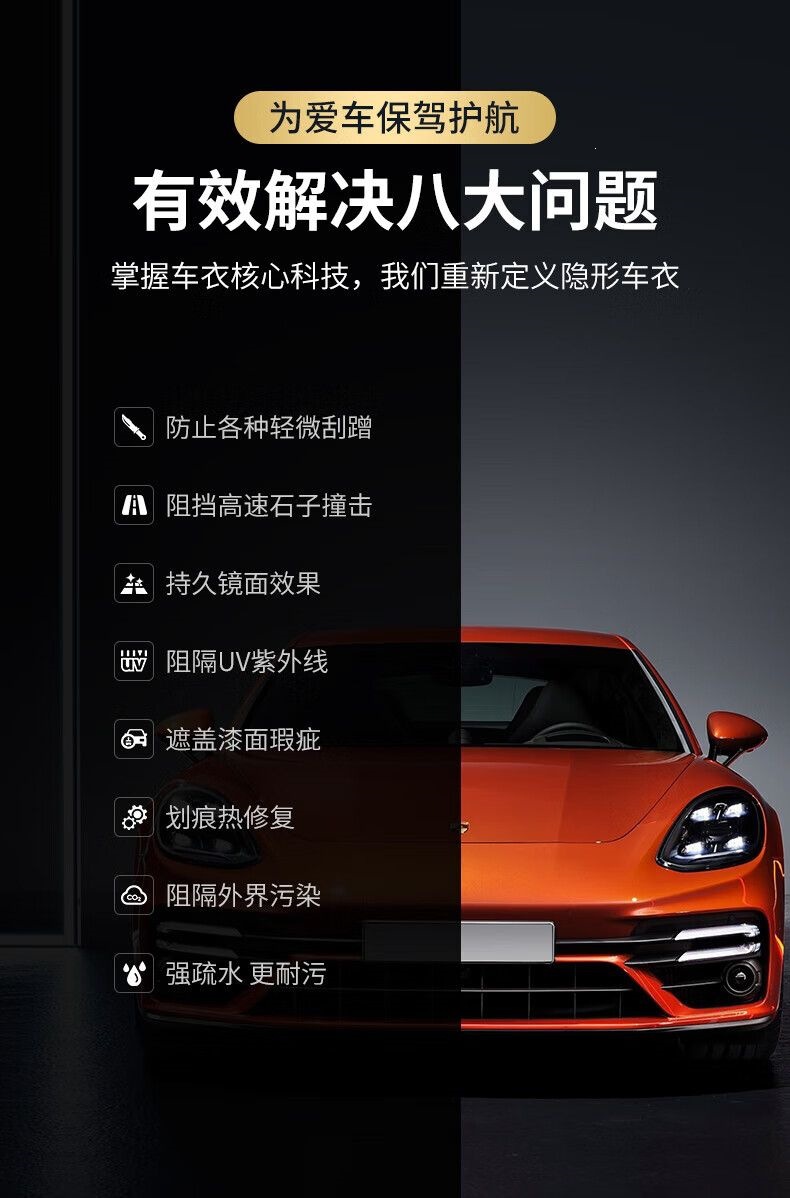 Invisible Car Wrap Film Paint Protection Film Tpu Full Car Wrap Transparent Matte Glossy Black Car Wrap Film Anti-Scratch