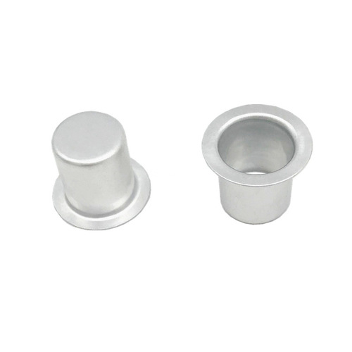 Manufacturer wholesale metal candle holder flat edge white aluminum cup crafts table candlelight ornaments Christmas candle cup base