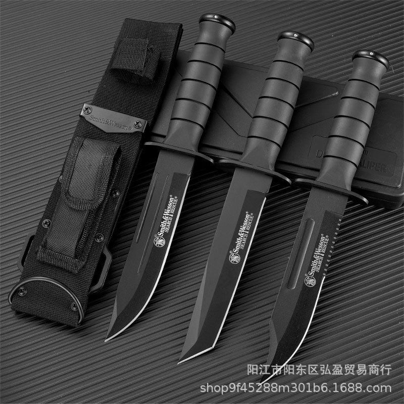 户外刀便携随身小刀求生刀军刀野外战术高硬度求生刀具
