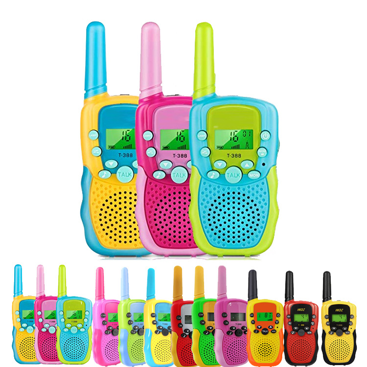 亚马逊跨境产品T388跨境儿童对讲机玩具对讲机手持无线通话厂家