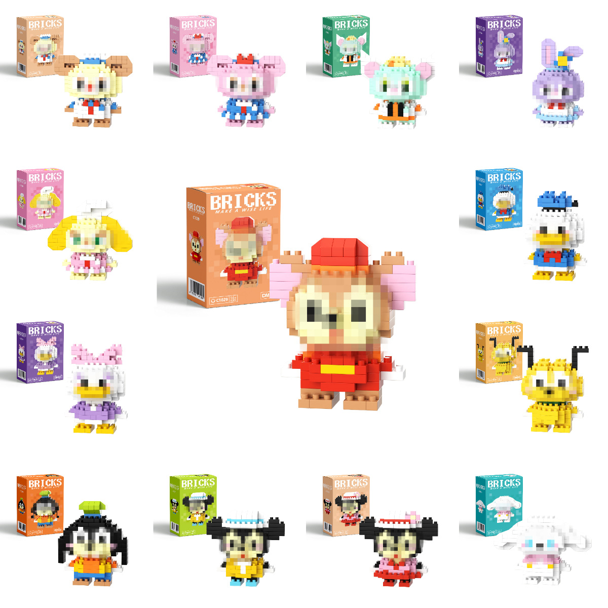 Educational Building Block Toys, Non-Toxic and Safe Materials, Source Factory Wholesale, Support Mixed Batch Night Market Purchase Selection