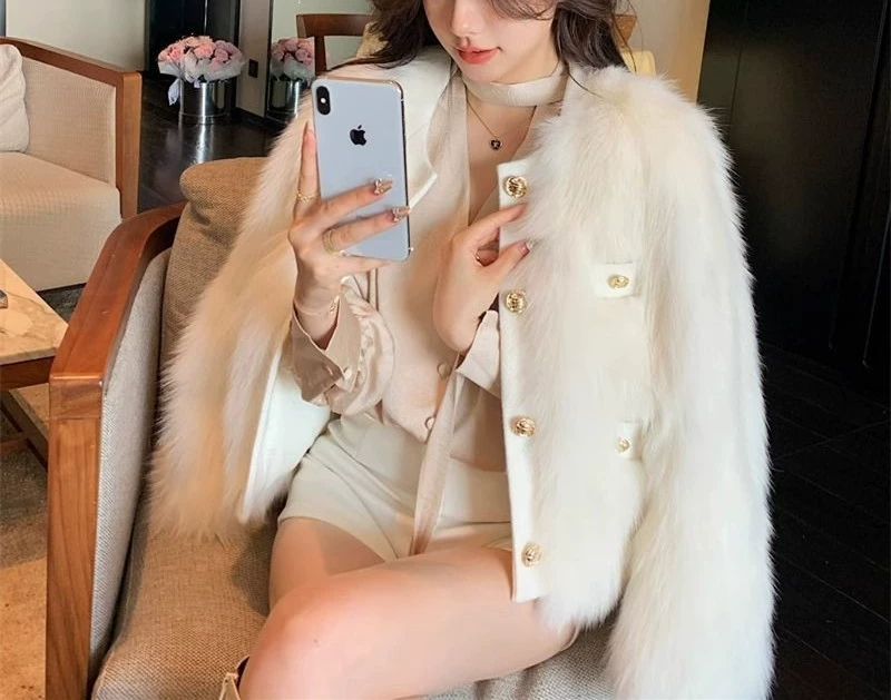 Демисезонная короткая куртка, стиль Chanel, для подростков, увеличенная толщина