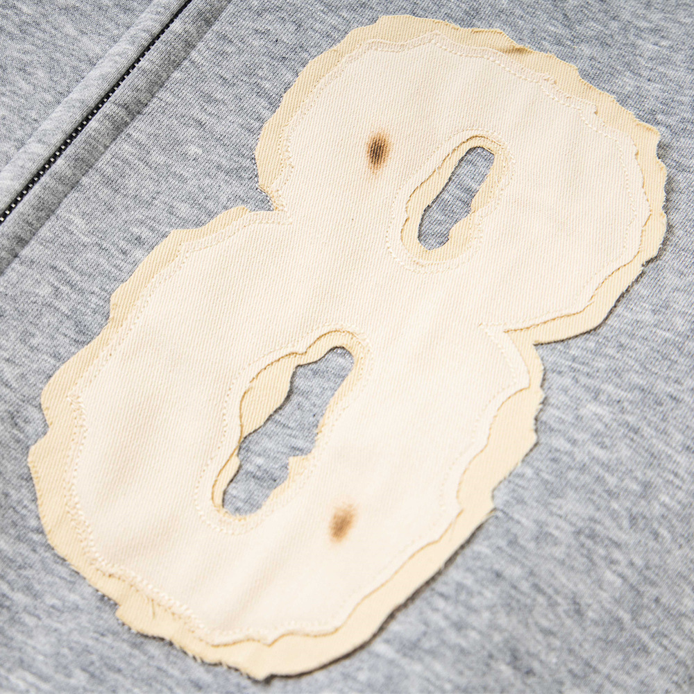 18 Number Patch Embroidery Zipper Cardigan Sweatshirt Vibe Trendy Autumn Winter Men's Hooded Jacket Loose Casual_voghion.com