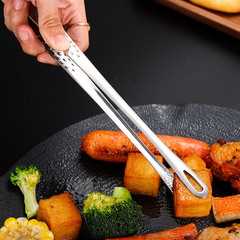 Korean-style barbecue tongs 304 stainless steel barbecue tongs buffet food tongs kitchen extended strawberry tongs bread tongs
