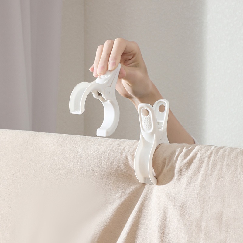 Clip de edredón de algodón grande, edredón de sol simple, gran clip de plástico sin marcas, clip de ropa de secado antideslizante.