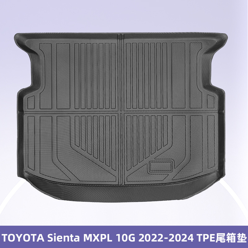 Es adecuado para TOYOTA Sienta MXPL10G 2022 - 2024 timón derecho 3D todo el tiempo TPE almohadilla de pie