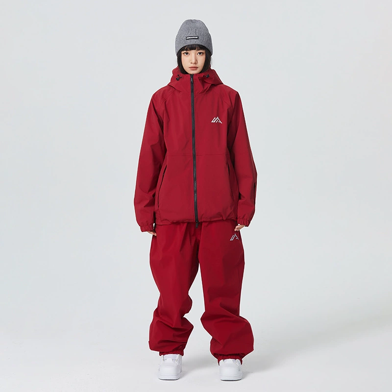 Костюм ski-сета — водонепроницаемая ветронепроницаемая oversized куртка и брюки, XS–XL, 4 цвета