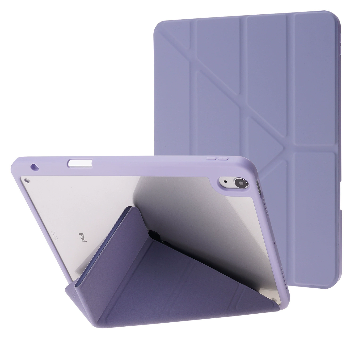 Подходит для iPad 10-го поколения акриловая прозрачность деформация 10.9 двух-в-одной мягкий боковой паз PRO11 корпус планшета