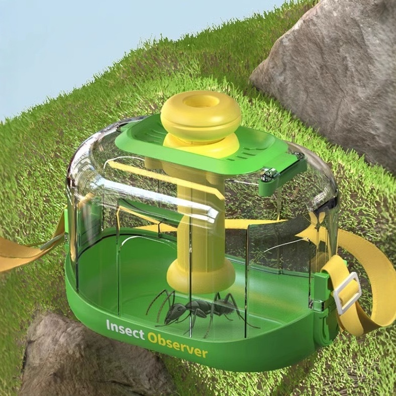 Caja de observación de insectos multifuncional transfronteriza camping al aire libre portátil aventura captura interesante experimento científico juguetes hechos a mano