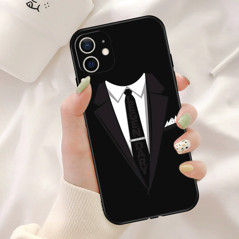 Чехол для iPhone, совместимый комплект в тёмном цвете, мужской, защитный