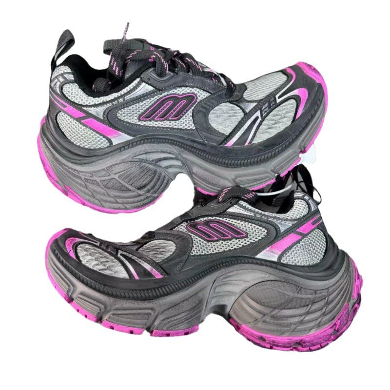 Кроссовки dad shoes с массивной подошвой, ретро «dirty» стиль, парные размеры 36–45