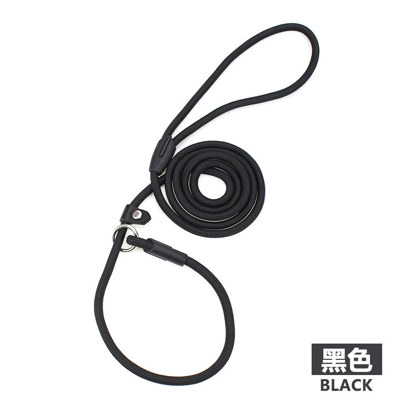 Кожаный поводок для собак P-цепь из нейлона, прочный прогулочно-тренировочный поводок, размеры S–L, диаметр 0.6/0.8/1.0 мм