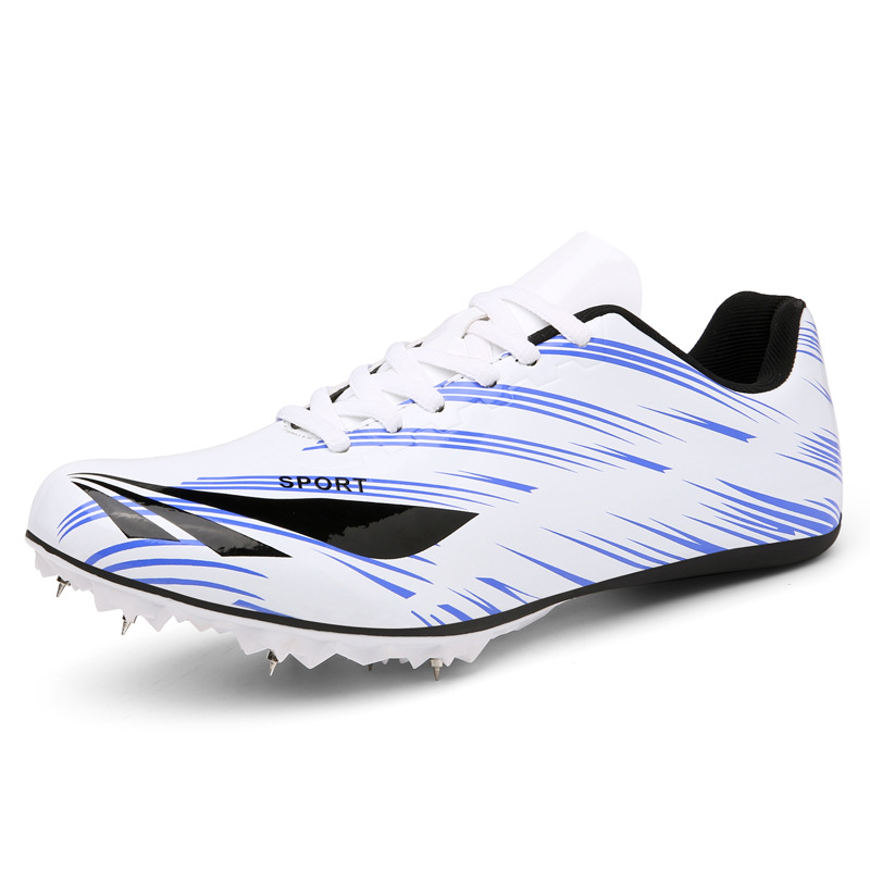 Zapatos de atletismo, zapatos de entrenamiento de ocho clavos, zapatos de sprint, zapatos de entrenamiento de atletismo resistentes al desgaste para hombres y mujeres