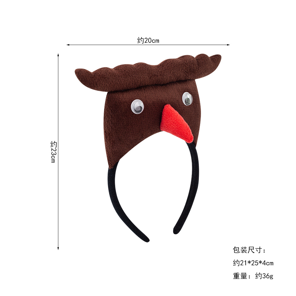 Diademas de animales de Halloween, accesorios para actuaciones infantiles, diademas de pingüino pequeño, diademas de pájaro, loro, búho, golondrina image 15
