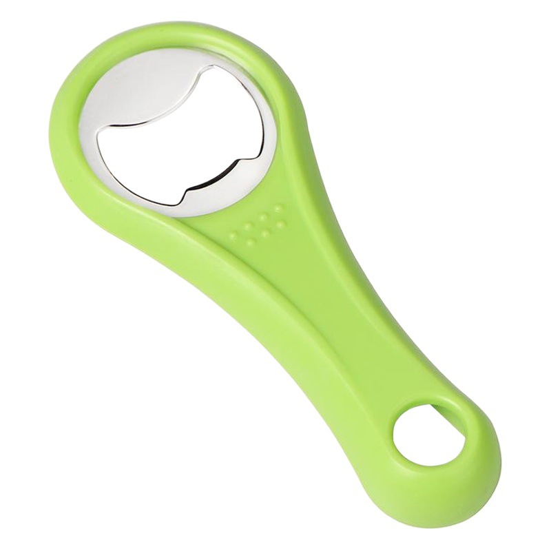 2 yuanes tienda de plástico abridor de botellas de cerveza abridor de botella de tapa dentada ABS color caramelo vino conjunto pequeño regalo imprimible LOGO image 1
