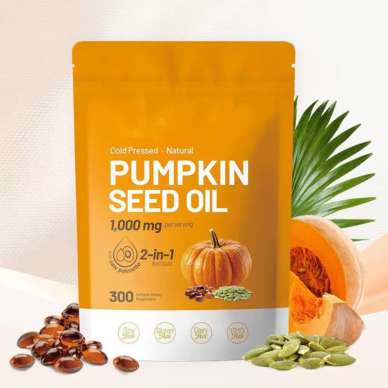 ПрадCross-border? best-selling 300 orange pumpkin seed oil soft capsules pumpkin seed oil