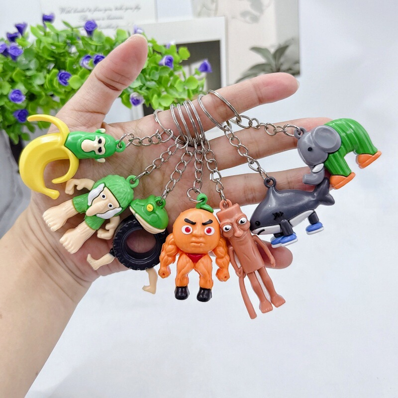 Cross-Border Popular Shanhaijing Keychain Pendant Funny Children's Gashapon Toy Bag Pendant Archaeological Blind Box Wholesale