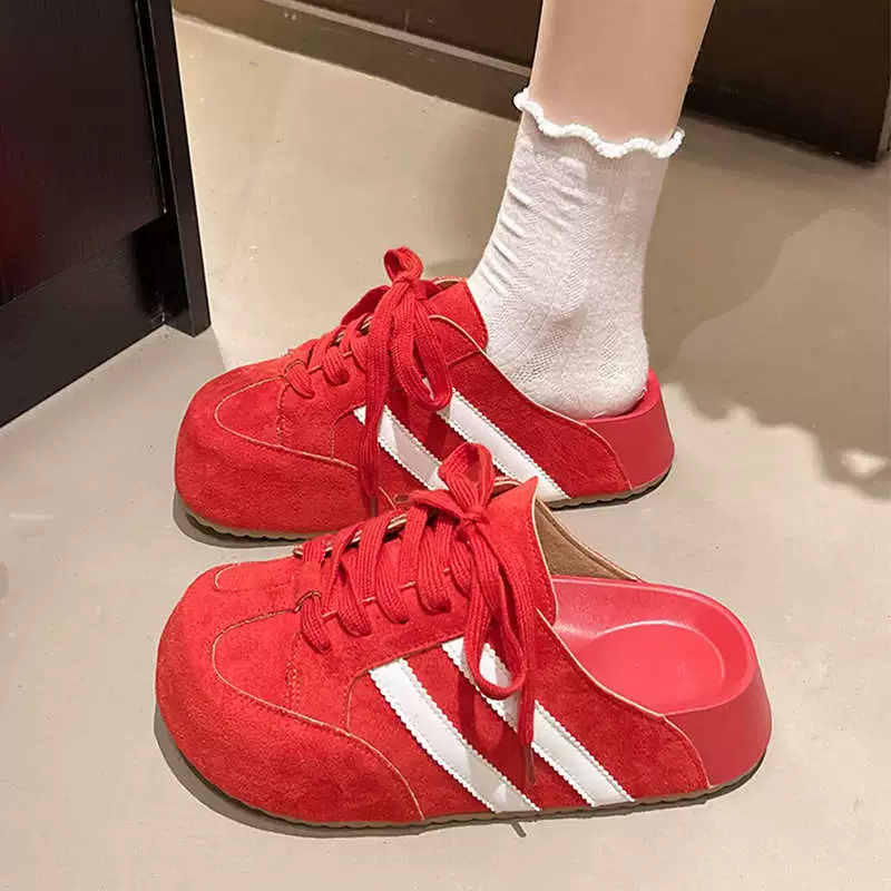 2025 весна и лето новая мода корейская версия обуви на шнуровке