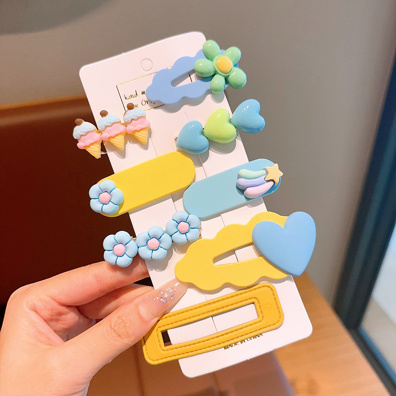 Princesa DE LOS NIÑOS Super Hada arco horquilla tela flor horquilla accesorios para el cabello no lastiman el pelo BB clip chica Bangs clip