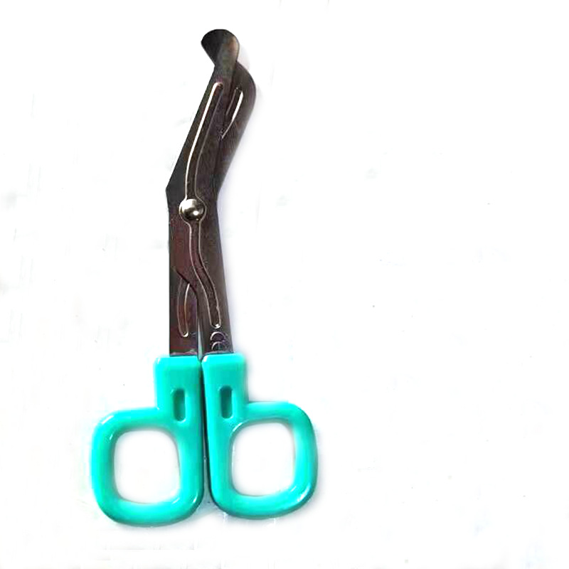 Ciseaux médicaux en acier inoxydable crantés pour urgences_voghion.com