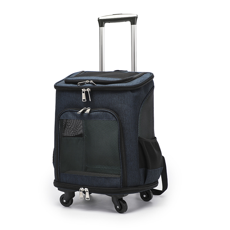 Gato bolsa de hombro trolley bolsa de mascotas trolley CAT Dog trolley case mochila portátil para mascotas gran venta al por mayor