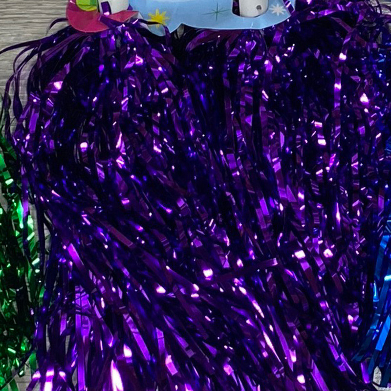 Manija tire Flor de porristas mano flor bailando sacudida de mano tire Flor de porristas mano flor bola de la flor Bola de colores