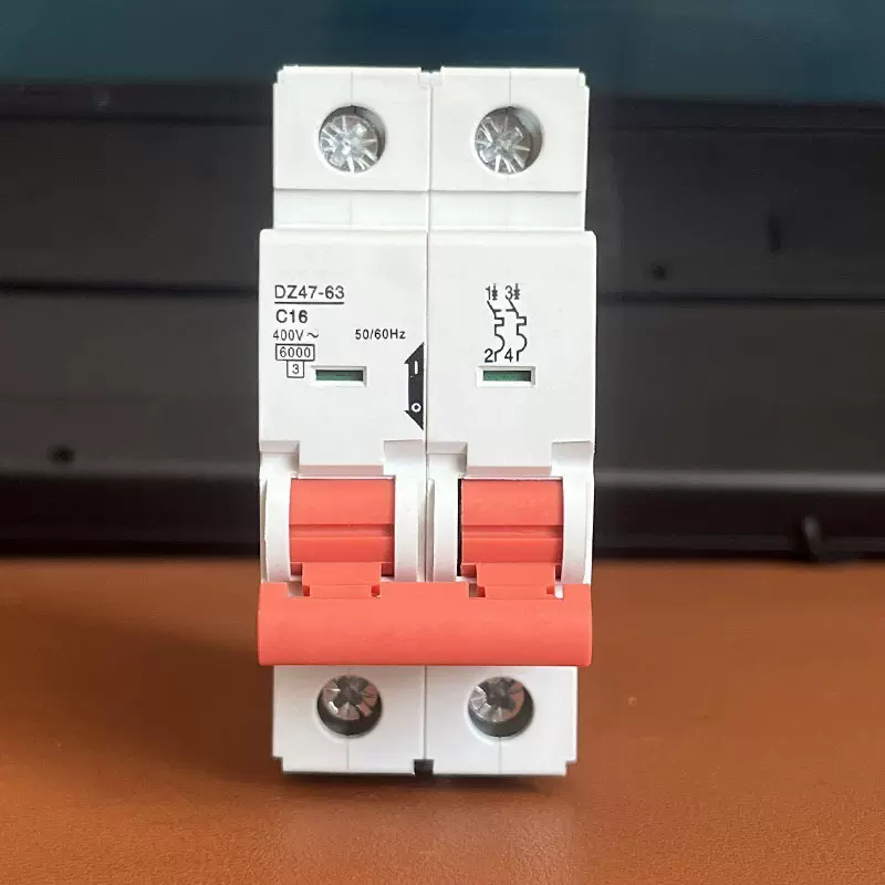 AC MCB小型断路器家用微型空气开关2P电压电流过载保护器DZ47电源