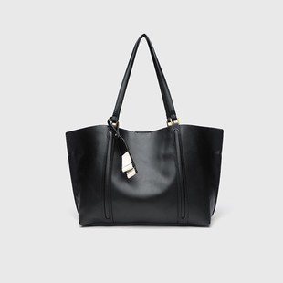 Za Large-Capacity Tote Bag for Women, Simple Satchel Office Document Bag, High-End Office Worker Commuter Computer Bag