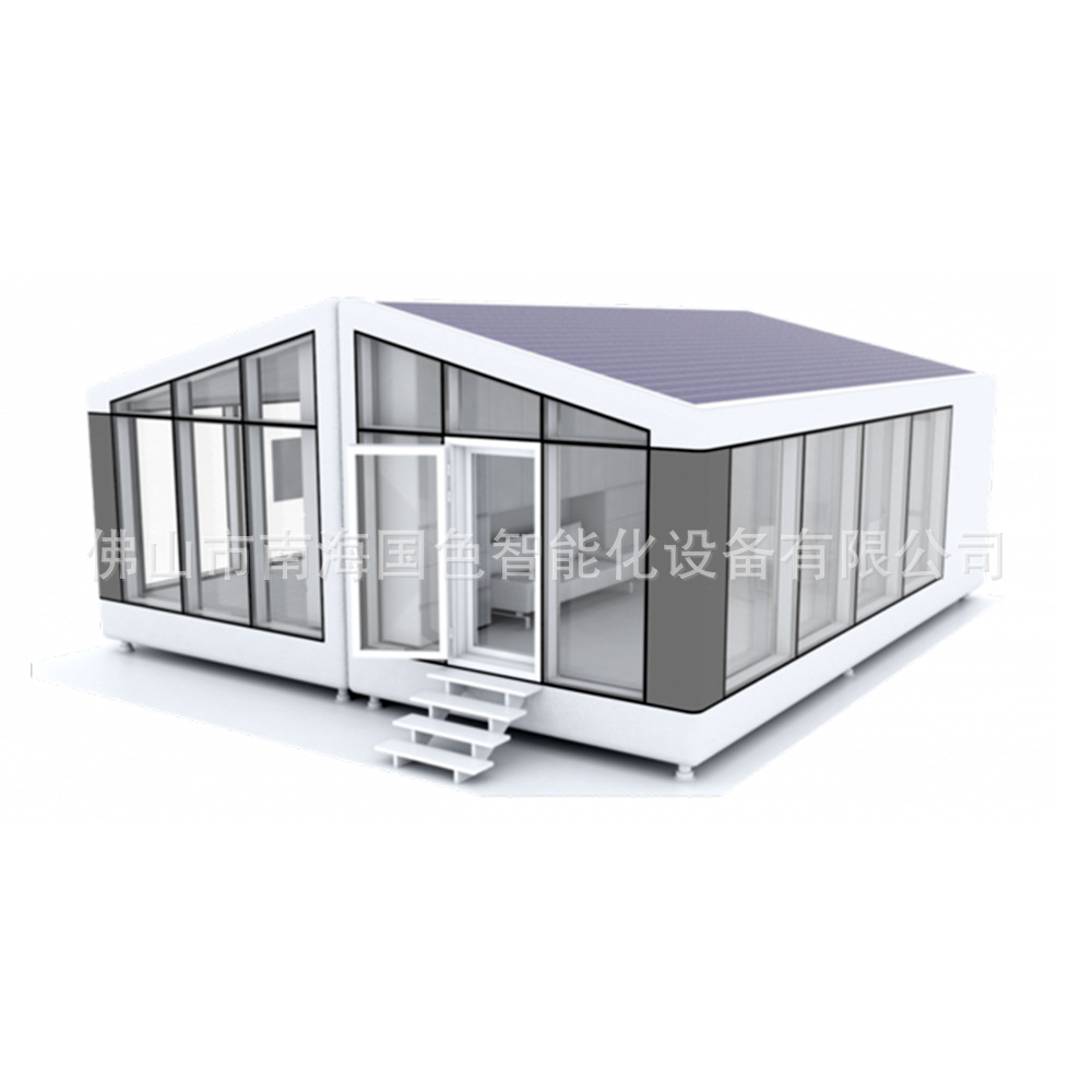 B & B Resort escénico Villa de acero ligero B & B Hotel Bungalows Resort Casa creativa Fábrica de viviendas de unión de acero