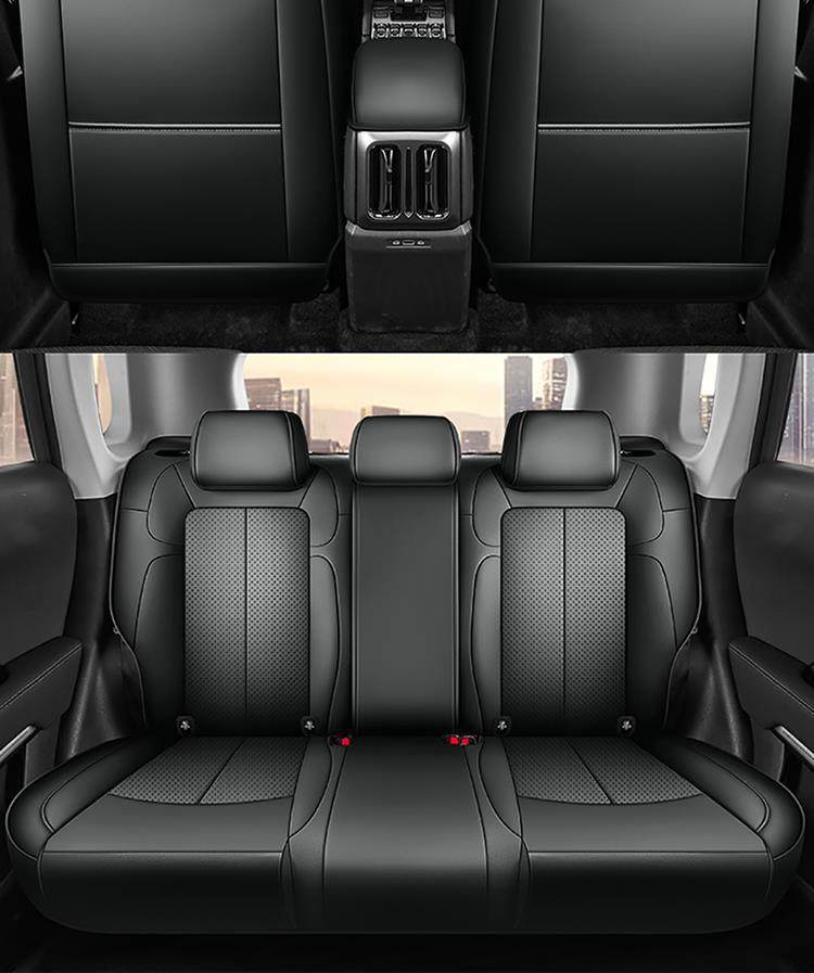 Equation Leopard Titanium 3 Special Seat Cover 2025 New Model Car Seat Cushion Full Surround Perforated Leather Seat Cover Four-Season Seat Cushion