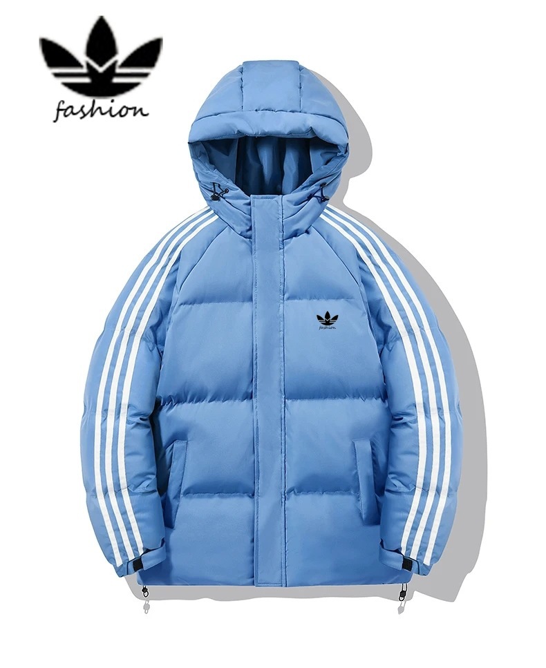 Ropa de hombre transfronteriza 2024 invierno clásico de algodón de tres barras hombre pareja deportiva pan al aire libre chaqueta de algodón chaqueta mujer