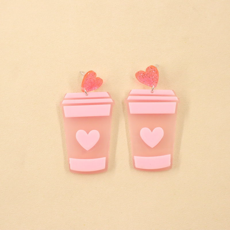 Wedding, Travel Occasion Fashion Cartoon Character Arylic Earrings Ear Studs