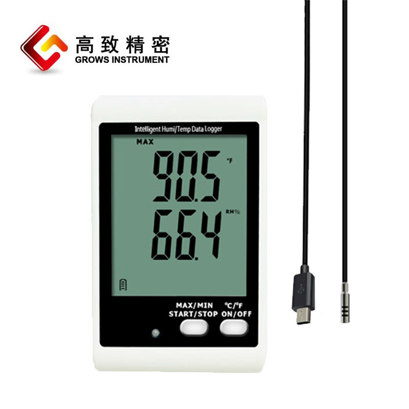 ���¾����¶ȼ�¼��Grows-D20�ɴ洢��������Ļ���ⱨ���¶���