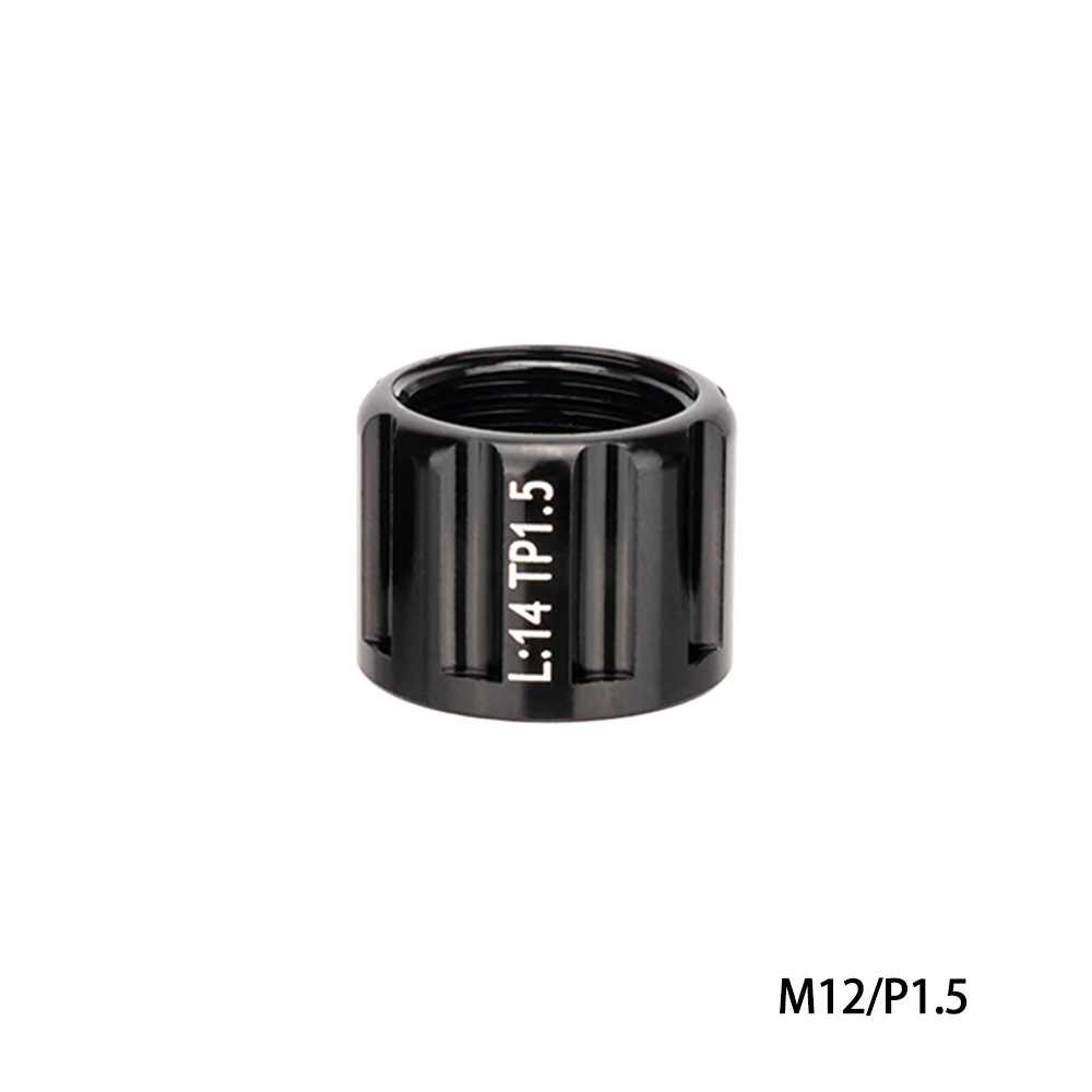 ZTTO Bicicleta Bicicleta Axle Tuerca M12 M15 Tapa del eje del barril para 1.0/1.5/1.75 eje del barril de paso