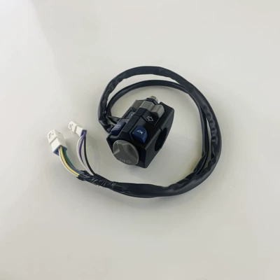 Universal Motorcycle Modification Accessories Original High and Low Beam Switch Flameout Horn Direction Left and Right Light Buttons (Motorcycle General Parts)
