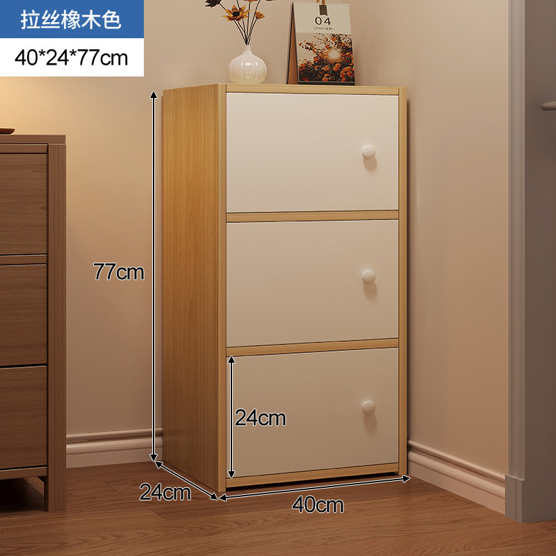 Gabinete de almacenamiento de cinco cajones Gabinete de almacenamiento de dormitorio Gabinete de pie pequeño estrecho Gabinete de almacenamiento Gabinete de cajones Sala de estar contra la pared Gabinete de pie