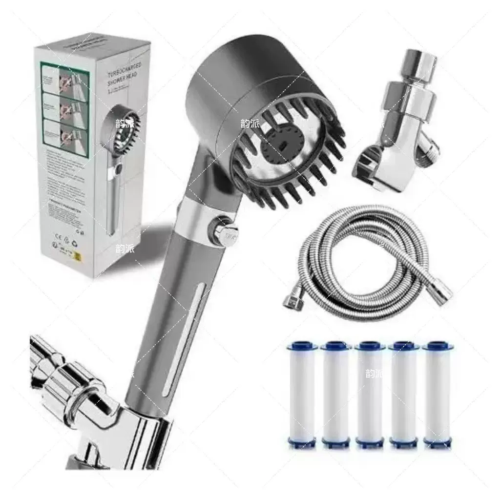 戴喷花洒喷头增压花洒喷头卫生间强劲过滤莲蓬头浴室手持净化淋浴