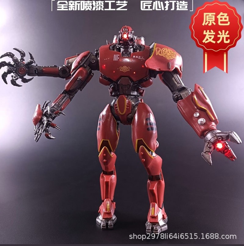 NECA パシフィック・リム メカメッキ 発光危険ローバー 赤アルファ エウリカ 可動フィギュア|undefined
