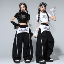 爵士舞女童服装嘻哈儿童街舞潮服套装jazz女孩走秀少儿舞台演出服
