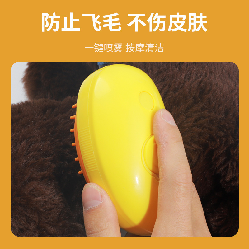 Peine de masaje en aerosol para mascotas