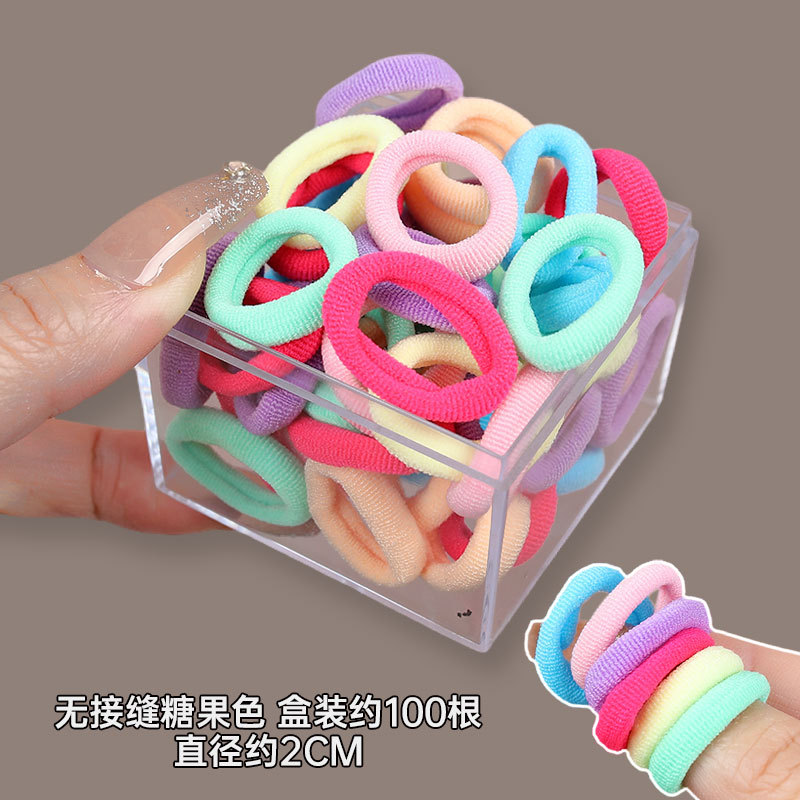 캔디 컬러의 타월 링, 상자에 약 100개