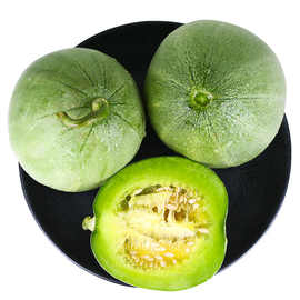 绿宝石甜瓜绿宝水果新鲜当季整箱青皮香瓜5斤时令水果绿心小甜瓜