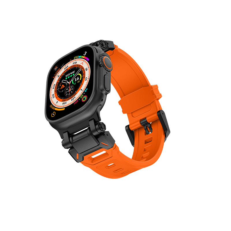 Adecuado para Apple Watch Correa iwatch ultra2/s9876se aleación de titanio conector TPU Correa hombres y mujeres nuevo